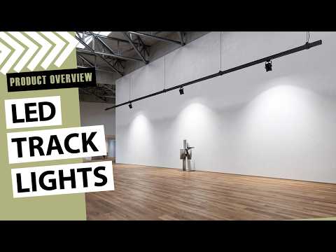 LED Track Light, 1800 Lumen Max, Wattage and CCT Selectable, Adjustable Beam Angle 15°-55°, 120V, Black or White Housing