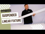 4 FT LED Linear Fixture, 4800 Lumen Max, 40 Watt, CCT Selectable,  120-277V, Black, White or Silver Finish