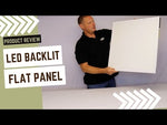 1 x 4 Foot G2 Back Lit LED Flat Panel, Selectable Wattage and CCT, 0-10V Dim Option, Emergency Backup, 120-277V
