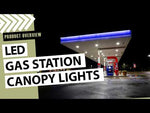 LED Gas Station Canopy Light, 19,500 Lumen Max, Wattage & CCT Selectable, 120-277V
