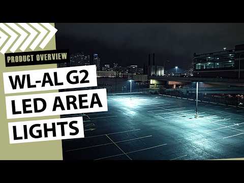 LED Area/Parking Lot Light, 23,250 Lumen Max, Wattage, CCT and Optic Selectable, 120-277V, Sensor Ready