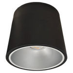 12" x 14" LED Cylinder Light, 12,500 Lumen Max, Wattage and CCT Selectable, 120-277V, Black, White or Silver Finish