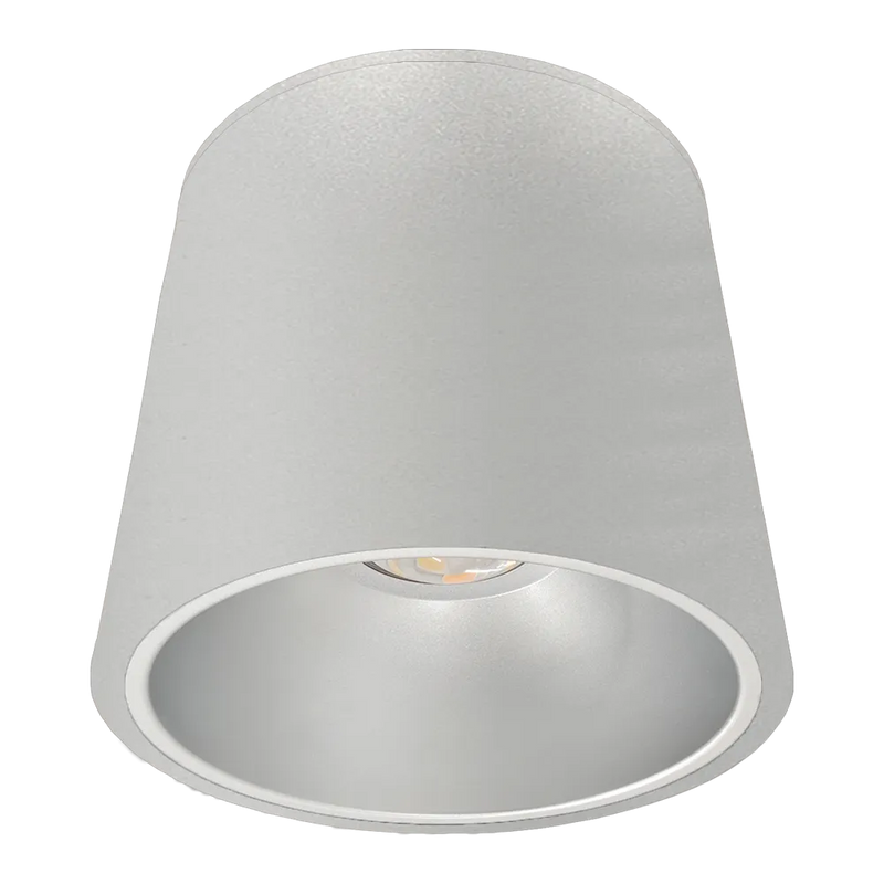 12" x 14" LED Cylinder Light, 12,500 Lumen Max, Wattage and CCT Selectable, 120-277V, Black, White or Silver Finish