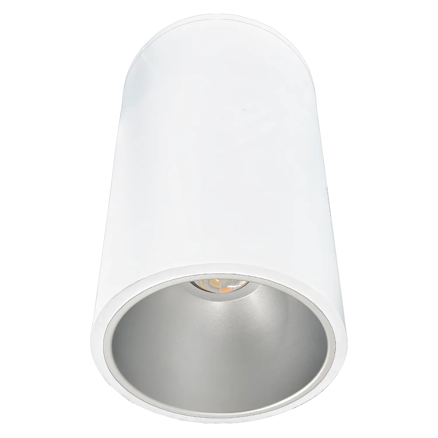 12" x 20" LED Cylinder Light, 12,500 Lumen Max, Wattage and CCT Selectable, 120-277V, Black, White or Silver Finish