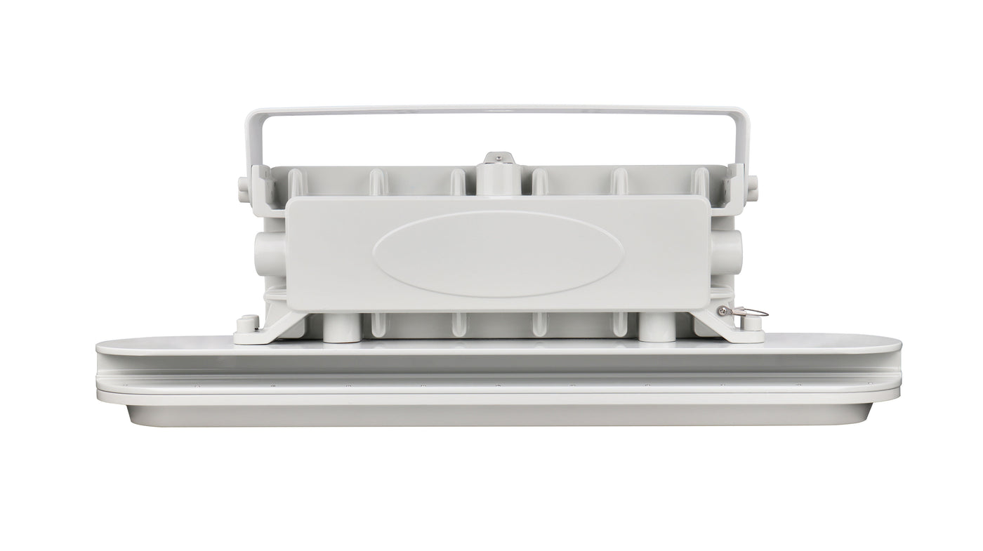 2ft Hazardous Location Flood/Highbay Lights, 5400 Lumens, 40W, 120-277V, 5000K, Grey Finish