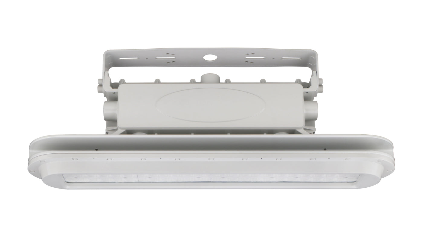 2ft Hazardous Location Flood/Highbay Lights, 5400 Lumens, 40W, 120-277V, 5000K, Grey Finish