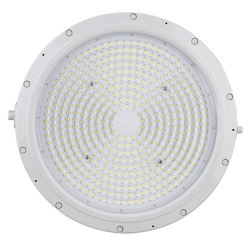 Round Hazardous Location Flood/Highbay Lights, 15300 Lumens, 100W, 5000K, 120-277V, White Finish