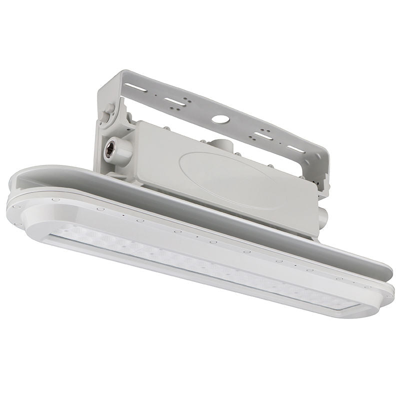 2ft Hazardous Location Flood/Highbay Lights, 5400 Lumens, 40W, 120-277V, 5000K, Grey Finish