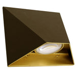 8" Die-Cast Modern Wall Sconce, 630 Lumens, 9W, CCT Selectable 3000K/4000K/5000K, 120V, Bronze Finish