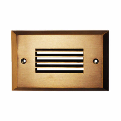 Westgate Step Light, 104 Lumens, 2W, 120V, Oiled Rubber Bronze, Brushed Nickel, White, or Antique Bronze Finish, Multiple Covers Available