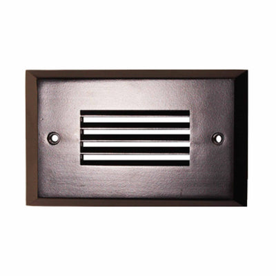 Westgate Step Light, 104 Lumens, 2W, 120V, Oiled Rubber Bronze, Brushed Nickel, White, or Antique Bronze Finish, Multiple Covers Available