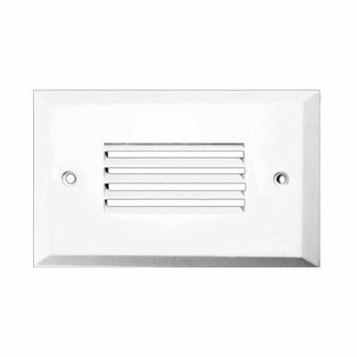 Westgate Step Light, 104 Lumens, 2W, 120V, Oiled Rubber Bronze, Brushed Nickel, White, or Antique Bronze Finish, Multiple Covers Available