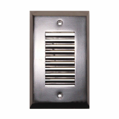 Westgate Step Light, 118 Lumens, 3W, 12V, Oiled Rubber Bronze, Brushed Nickel, White, or Antique Bronze Finish multiple Covers Available