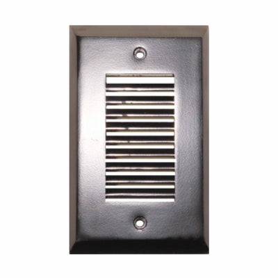 Westgate Step Light, 104 Lumens, 2W, 120V, Oiled Rubber Bronze, Brushed Nickel, White, or Antique Bronze Finish, Multiple Covers Available