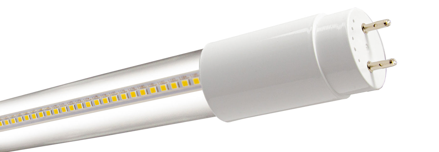 12PK 4ft. LED AC Direct T8 Tube, 18W, 2,200 Lumens, 4000K or 5000K CCT, 120-277V