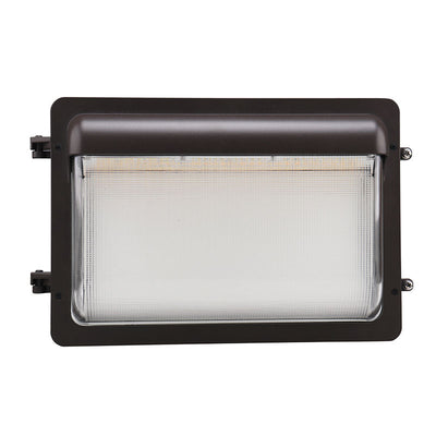 LED Cutoff Wall Pack, 20W/30W/40W Selectable, 5,200 Lumens, CCT Selectable, 120-277V