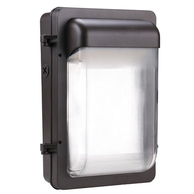 LED Cutoff Wall Pack, 15W/25W/40W Selectable, 5,200 Lumens, CCT Selectable, 120-277V