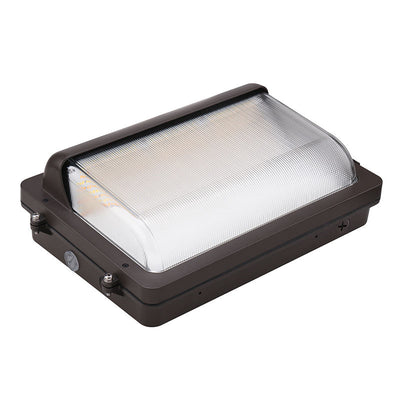 LED Cutoff Wall Pack, 40W/60W/80W Selectable, 10,400 Lumens, CCT Selectable, 120-277V