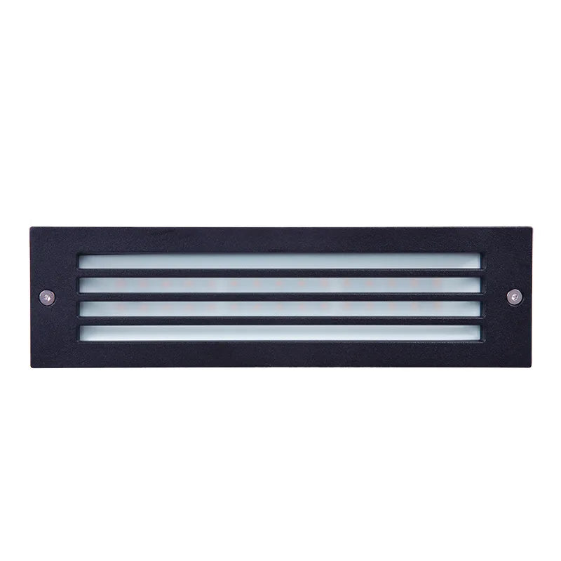 Commercial Large Wall/Step Lights, 470 Lumens, 10W, CCT Selectable, 120-277V, Black or Gray