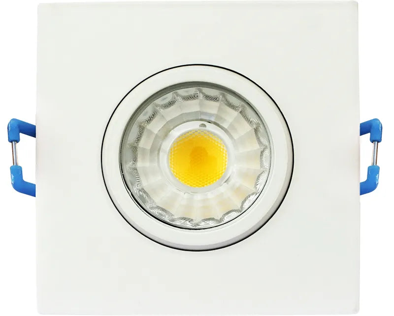3" SQUARE ADJUSTABLE RECESSED LIGHT, 120V, 8W, 550LM, CRI90, DIMMABLE