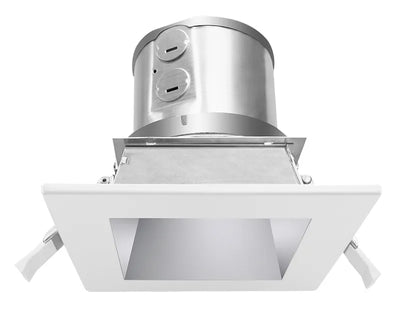 4" LED SQUARE COMMERCIAL RECESSED LIGHT, 20W, 1720 LUMENS, CCT SELECTABLE, 120-277V, HAZE OR WHITE