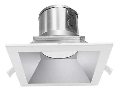 6" LED SQUARE COMMERCIAL RECESSED LIGHT, 15W, 1275 LUMENS, CCT SELECTABLE, 120-277V, HAZE OR WHITE