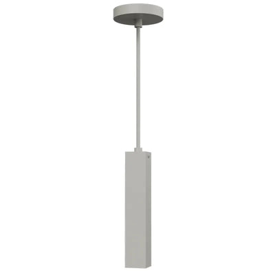 1" Square Architectural Ceiling Cylinders, 9W, 630 Lumens, Triac Dimming, CCT Selectable, 120-277V, White Finish