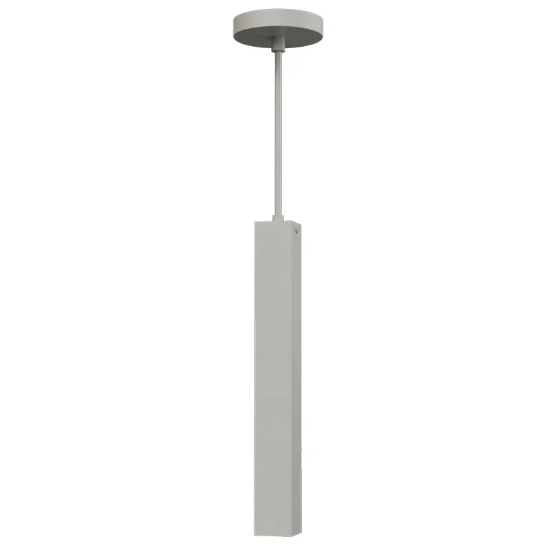 2" Square Architectural Ceiling Cylinders, 6W, 450 Lumens, Triac Dimming, CCT Selectable, 120-277V, White Finish