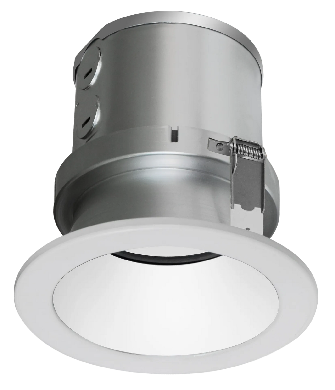 4" LED ROUND COMMERCIAL RECESSED LIGHT, 3200 LUMEN MAX, WATTAGE AND CCT SELECTABLE, 120-277V, HAZE OR WHITE
