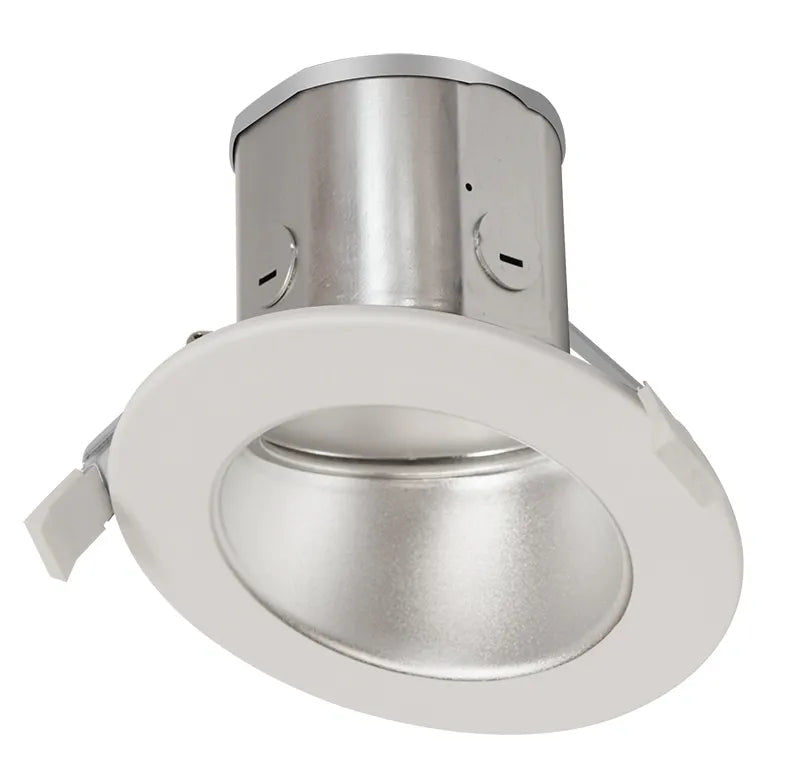 6" LED ROUND COMMERCIAL RECESSED LIGHT, 15W, 1275 LUMENS, CCT SELECTABLE, 120-277V, HAZE OR WHITE