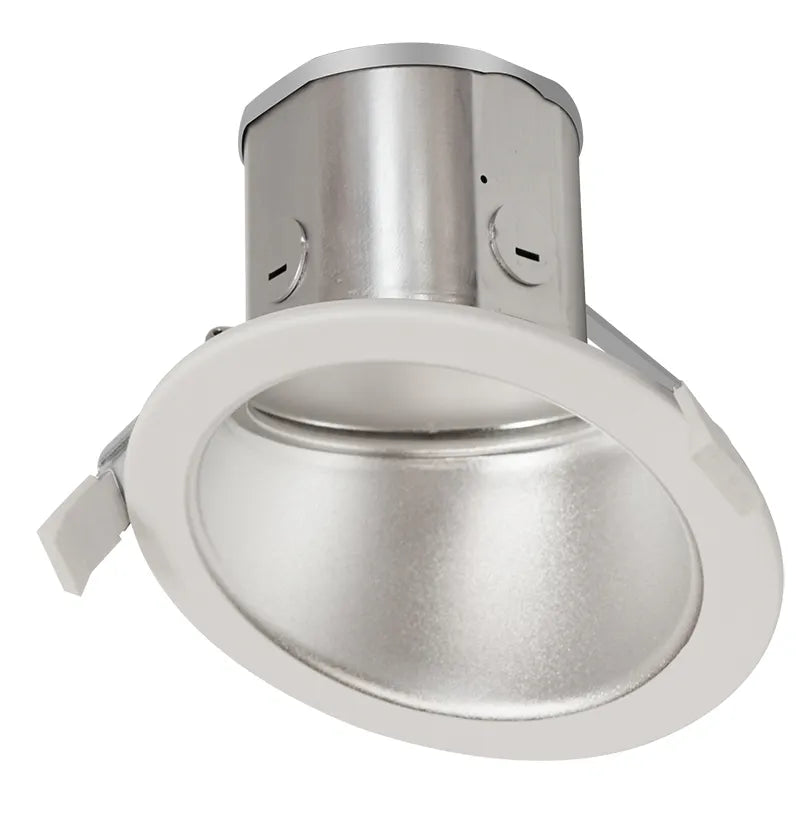 6" LED ROUND COMMERCIAL RECESSED LIGHT, 20W, 1720 LUMENS, CCT SELECTABLE, 120-277V, HAZE OR WHITE