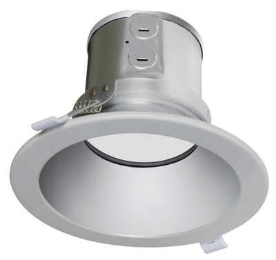 6" LED ROUND COMMERCIAL RECESSED LIGHT, 3200 LUMEN MAX, WATTAGE AND CCT SELECTABLE, 120-277V, HAZE OR WHITE