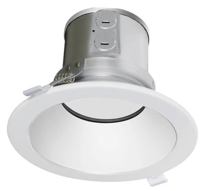 6" LED ROUND COMMERCIAL RECESSED LIGHT, 3200 LUMEN MAX, WATTAGE AND CCT SELECTABLE, 120-277V, HAZE OR WHITE