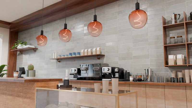 Free Form 7.5in Dia. Decorative Pendant Lamp with E26 Base