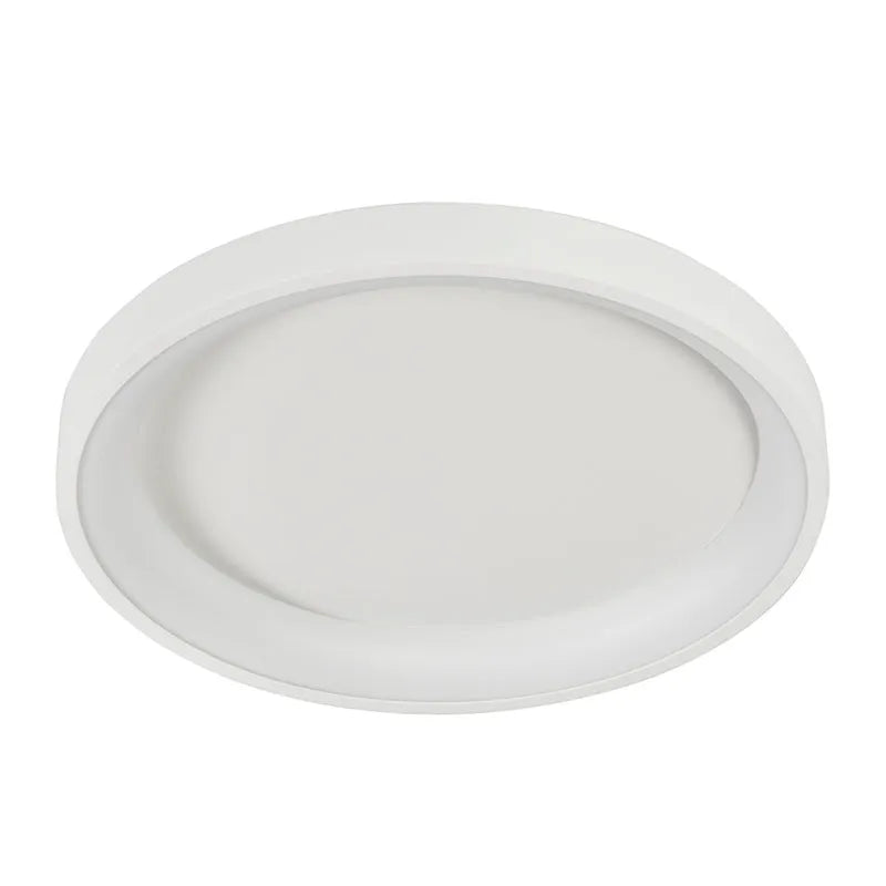 15" Flush Mount Ceiling Light, 1400 Lumens, 20W, CCT Selectable, 120V, White or Black Finish