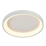 15" Flush Mount Ceiling Light, 1400 Lumens, 20W, CCT Selectable, 120V, White or Black Finish