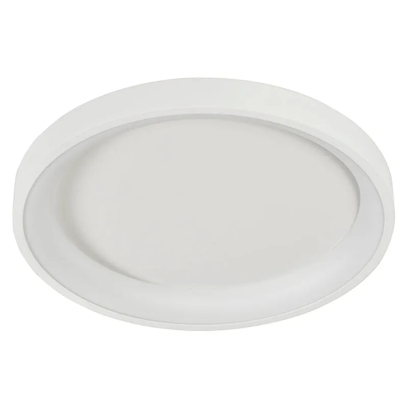 23" Flush Mount Ceiling Light, 2100 Lumens, 30W, CCT Selectable, 120V, White or Black Finish