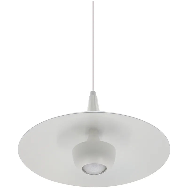 11" Decorative 2 Level Pendant Light, 600 Lumens, 12W, CCT Selectable, Black or White Finish