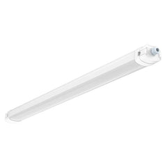 Modular 8ft LED Vapor Tight Fixture, Quick Connect, 9800 Lumen Max,55W/60W/70W Wattage and CCT Selectable, 120-277V
