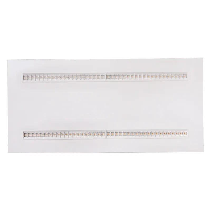 2X4 Aperture Grille LED Troffer, 5000 Lumen Max, Wattage and CCT Selectable, 120-277V