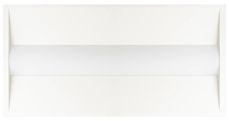 2 x 4 Foot LED Troffer, 6250 Lumen Max, Wattage and CCT Selectable, 120-277V