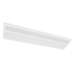 1x4 Architectural Sloped-Lens Troffer, 4500 Lumen Max, Wattage and CCT Selectable, 120-277V