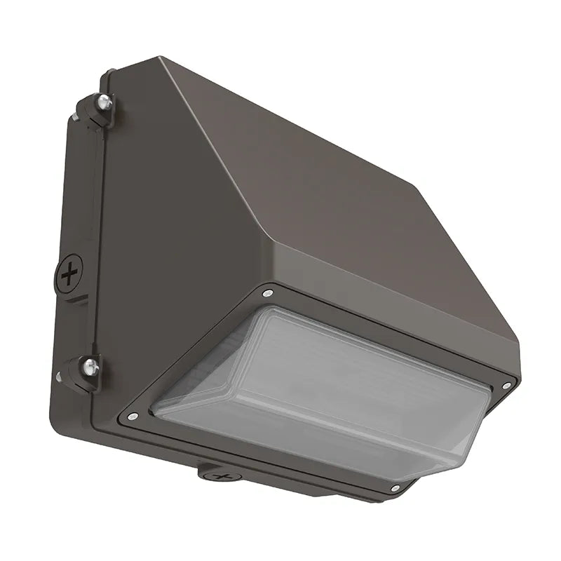 LED Full Cutoff Wall Pack, 10,800 Lumen Max, Wattage and CCT Selectable, Adjustable Throw, Integrated Photocell, 120-277V