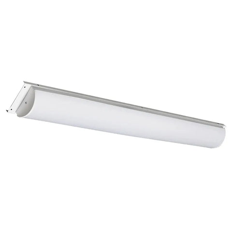 4PK 8FT Premium Strip-Light LED Retrofit Kit with Lens, 10160 Lumen Max, Wattage and CCT Selectable, 120-277V