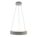 18" LED Hollow Round Up/Down Pendant Light, 1500 Lumens, 30W, CCT Selectable, 120-277V, Black or White Finish