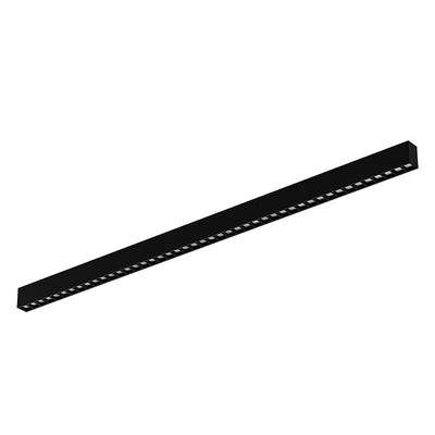 6FT Architectural 2" Optic & Combined-Distribution Linear Lights, 6000 Lumen Max, Wattage and CCT Selectable, 120-277V, Black or White Finish