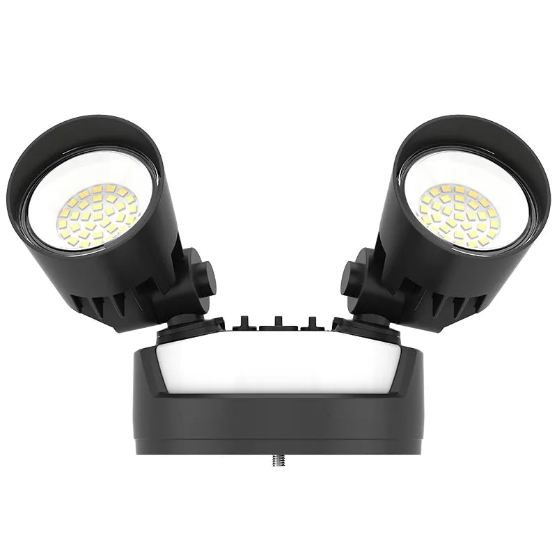 X-Gen Advance Security Lights with PIR Sensor, 3250 Lumens, Wattage and CCT Selectable, 120V, Bronze, White or Black Finish