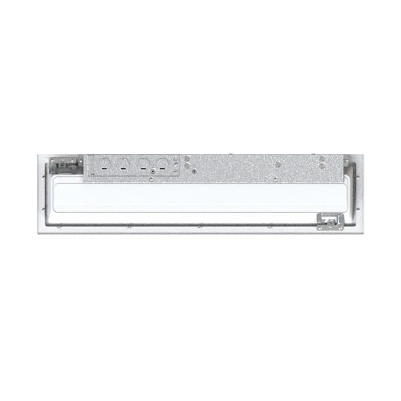 2FT, 6" Wide Slot Recessed Commercial Linear Lights, 2200 Lumen Max, Wattage and CCT Selectable, 120-277V
