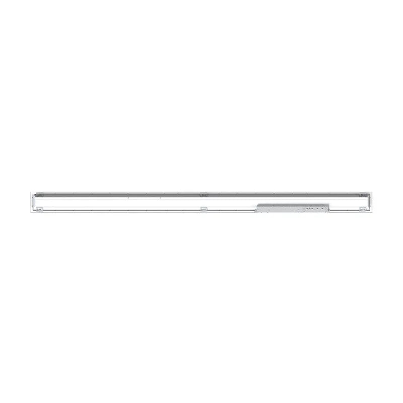 8FT, 6" Wide Slot Recessed Commercial Linear Lights, 8800 Lumen Max, Wattage and CCT Selectable, 120-277V