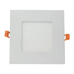 6" Square Fire Rated LED Recessed Light, 840 Lumens, 12W, CCT Selectable, 120V